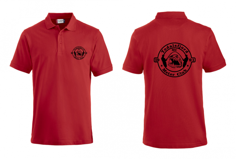 TMC Todalsfjord Meter Club Poloshirt rot