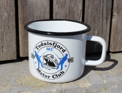 Todalsfjord Meter Club Emaille Becher