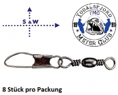 Sollbruchstellen - Wirbel mit Karabiner 13kg 8er Pack